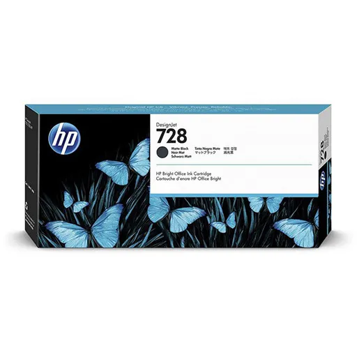 HP 3WX25A - originálna cartridge HP 728, matne čierna, 130ml