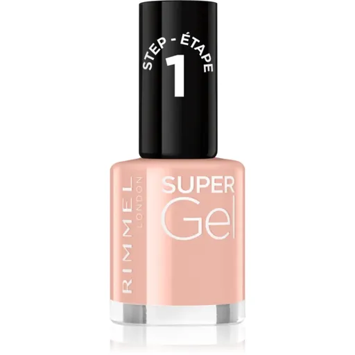 Rimmel Super Gel gélový lak na nechty bez použitia UV/LED lampy odtieň 008 Girl Group Blush 12 ml