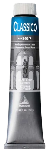 MAIMERI CLASSICO - Extra jemné olejové farby 340 - permanent green deep, 0,2 L