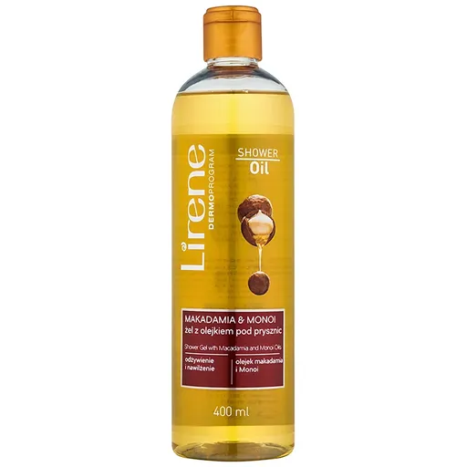 Lirene Shower Oil Makadamia and Monoi sprchový olej s hydratačným účinkom 400 ml