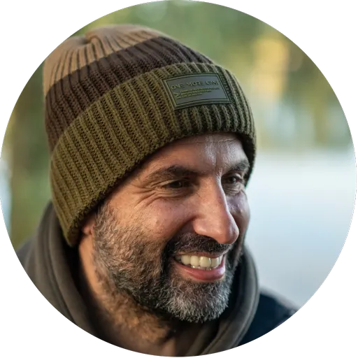 One more cast čiapka three wraps striped beanie