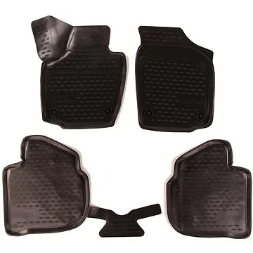SIXTOL 3D Gumové koberce ŠKODA Rapid, 2013 -