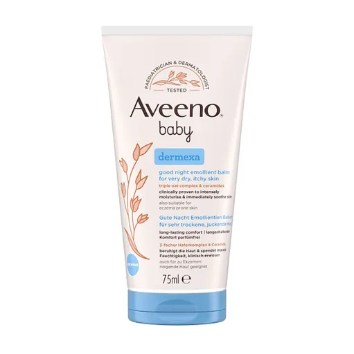 AVEENO Baby dermexa emolienčný balzam na dobrú noc 75 ml
