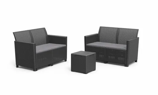 KETER Záhradný set MARIANNE | grafit