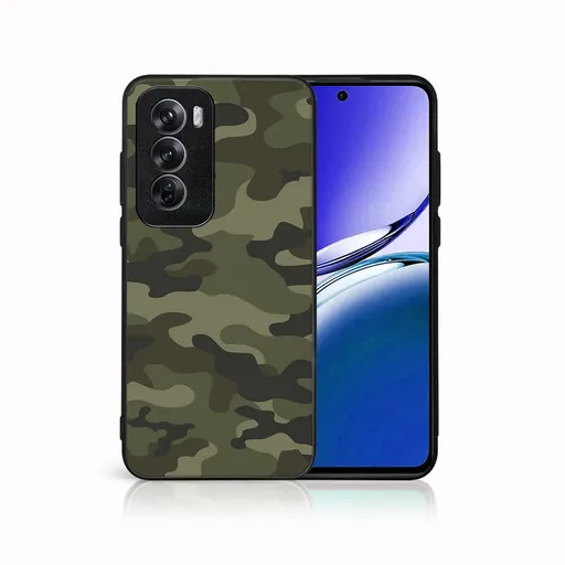 MY ART Ochranný kryt pre Oppo Reno12 5G GREEN CAMO (235)