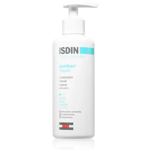 ISDIN Acniben Gentle Facial Cleanser jemná čistiaca emulzia pre problematickú pleť, akné 180 ml