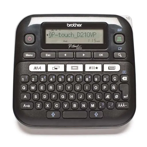 BROTHER tlačiareň štítkov PT-D210 - 12mm, pásky TZe - popisovač