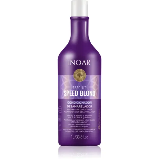 INOAR Absolut Speed Blond kondicionér pre blond vlasy neutralizujúci žlté tóny 1000 ml