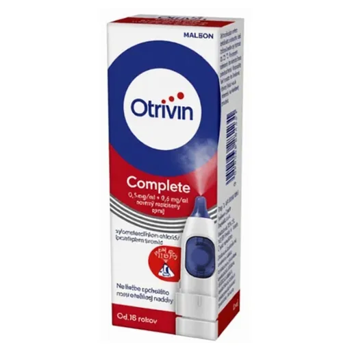 OTRIVIN Duo Complete 0,5 mg/ml + 0,6 mg/ml nosový sprej 10 ml