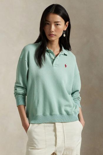 Mikina Polo Ralph Lauren zelená farba, jednofarebné, 211965097