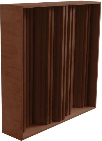 Mega Acoustic Acoustic Fractal Diffuser with Frame Walnut Difúzor