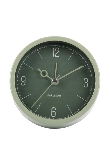 Budík Monocle zelená farba