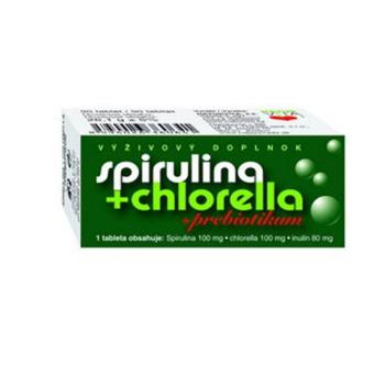 Naturvita Spirulina+Chlorella+inulín tabliet 90 ks