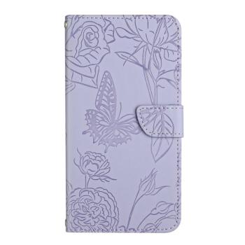 ART BLOSSOM Peňaženkový obal pre Motorola Moto G15 / Moto G15 Power fialový