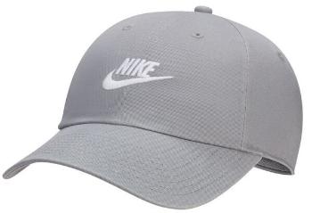 Nike Club Futura Wash Particle Grey/White L/XL Šiltovka