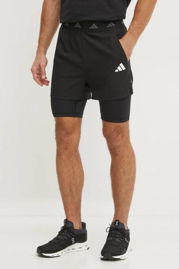 Tréningové šortky adidas Performance Gym+ čierna farba, JE5665