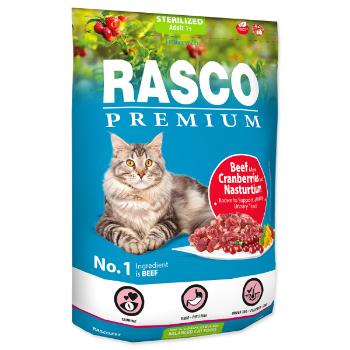 Rasco Premium Cat Sterilized, Beef Cranberries, Nasturtium 400g