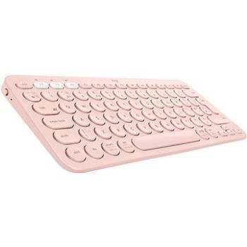 Logitech Bluetooth Multi-Device Keyboard K380, ružová – US INT (920-009867)