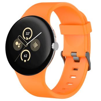 SILICONE Vymeniteľný remienok pre Google Pixel Watch 3 45mm oranžový