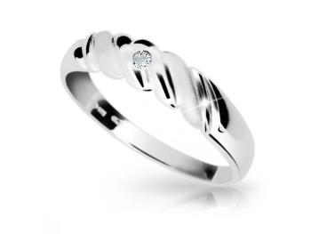 Cutie Diamonds Prsteň z bieleho zlata s diamantom DZ6732-1207-10-X-2 54 mm