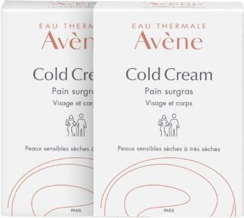 Avène Súprava tuhých mydiel na tvár a telo pre suchú citlivú pokožku Cold Cream 2 x 100 g