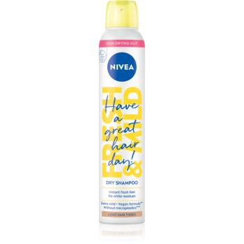 NIVEA Fresh Revive suchý šampón pre blond vlasy 200 ml