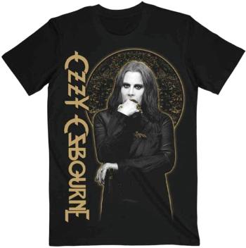 Ozzy Osbourne Tričko Patient No. 9 Gold Graphic Unisex Black 2XL