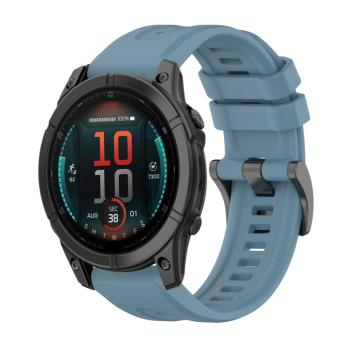 SILICONE Vymeniteľný remienok pre Garmin Fenix E 47mm modrý