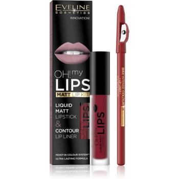 Eveline Cosmetics OH! my LIPS Matt sada na pery 17 2 ks