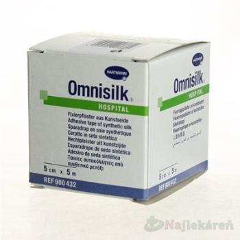 OMNISILK hypoalergénna náplasť z bieleho hodvábu (5cmx5m) 1ks