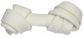 Lolo pets Biely uzol z byvolej kože 11 cm