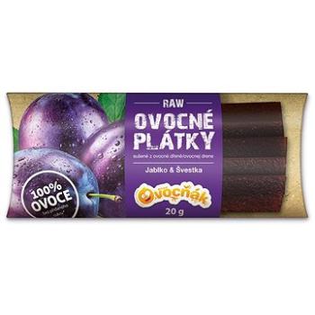 Ovocňák plátky jablko-slivka 20 g (8592809002733)