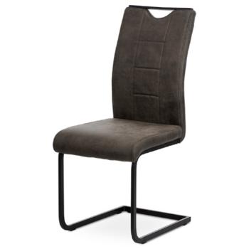 Jedálenská stolička Autronic 44x99 cm sivá látka DCL-412 GREY3