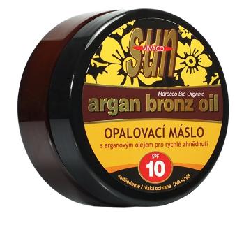 VIVACO Opaľovacie maslo s arganovým olejom pre rýchle zhnednutie SPF10 200 ml