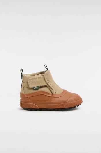 Detské zimné topánky Vans MTE Slip-On Hi Terrain zelená farba, VN000D13BGS1