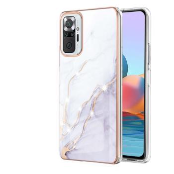 IMD MARBLE Ochranný kryt Xiaomi Redmi Note 10 Pro WHITE