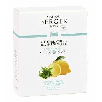 Maison Berger Paris Náhradná náplň do difuzéra do auta Zest of Verbena (Car Diffuser Recharge/Refill) 2 ks