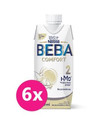 6x BEBA COMFORT HM-O 2 Mlieko pokračovacie tekuté, 500 ml