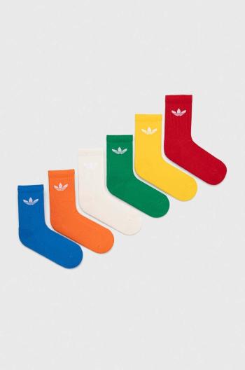 Ponožky adidas Originals 6-pak biela farba, IT7571