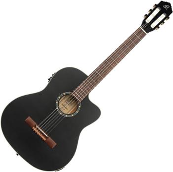 Ortega RCE125SN 4/4 Black Klasická gitara s elektronikou