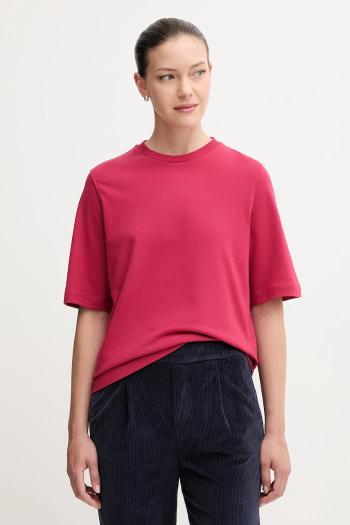 Bavlnené tričko United Colors of Benetton dámske, fialová farba, 3BL0E17G5