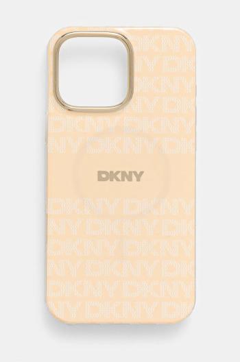 Puzdro na mobil Dkny iPhone 16 Pro Max 6.9 oranžová farba, DKHMP16XHRHSEP