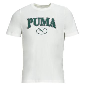 Puma  PUMA SQUAD TEE  Tričká s krátkym rukávom Biela