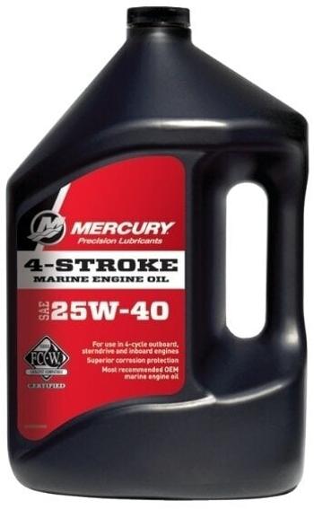 Mercury 4-Stroke Marine Engine Oil 25W-40 4 L Lodný motorový olej 4 takt