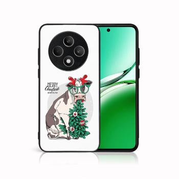 MY ART Kryt s vianočným dizajnom Oppo Reno12 5G MERRY CHRISTMAS (074)