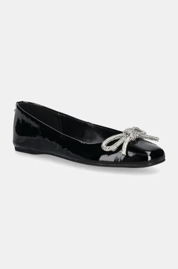 Kožené balerínky Steve Madden Nilsa čierna farba, SM11003517
