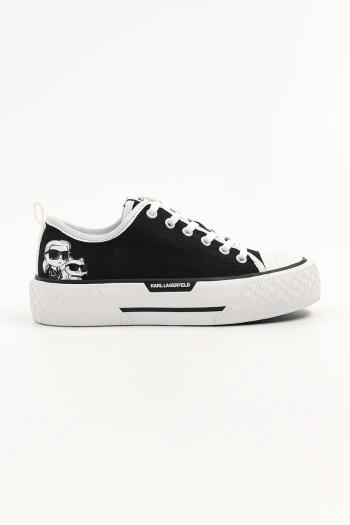 Tenisky Karl Lagerfeld KAMPUS MAX III čierna farba, KL60614T