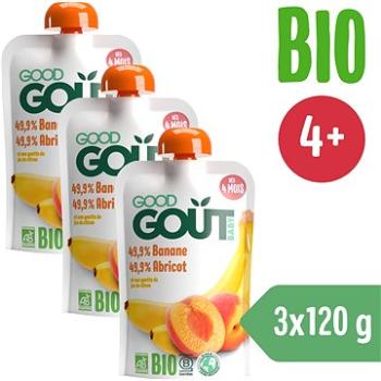 Good Gout BIO Marhuľa s banánom (3× 120 g) (8594200261962)