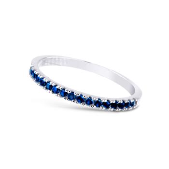 Cutie Diamonds Prsteň z bieleho zlata so zafírmi DZ6484-1670-SF-X-2 54 mm