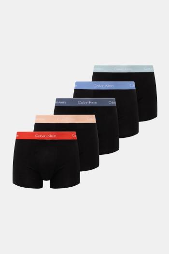 Boxerky Calvin Klein Underwear 5-pak pánske, čierna farba, LV00NB4395